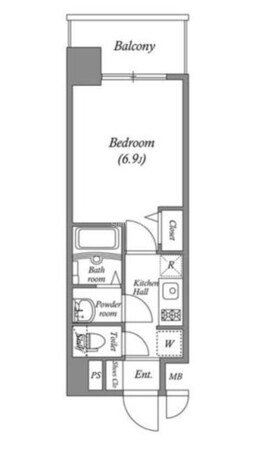 九条駅 徒歩5分 4階の物件間取画像